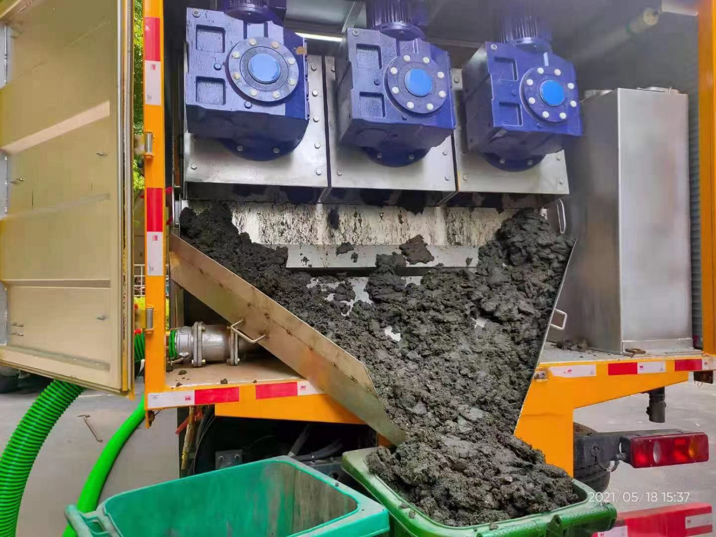 新河化粪池清掏城市维护站-泥浆净化干湿分离处理